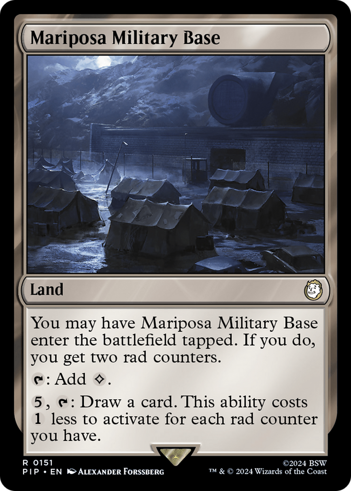Mariposa Military Base [Fallout] Magic: The Gathering
