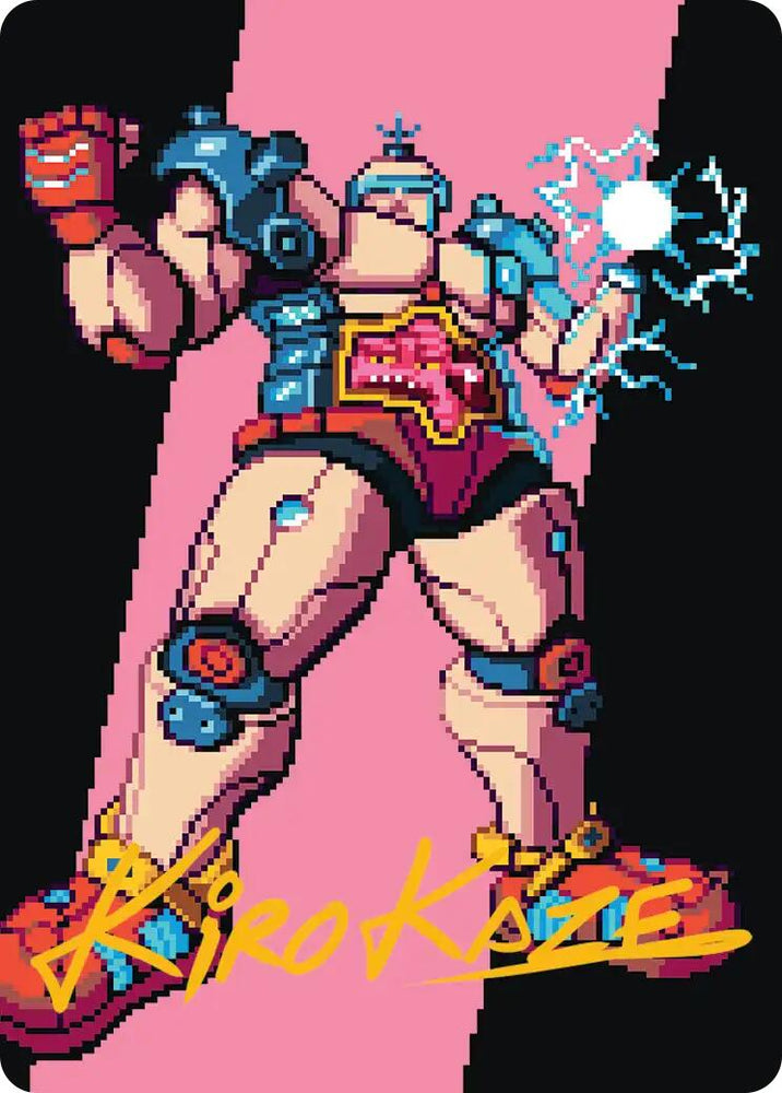 Krang, the All-Powerful Art Card (Gold-Stamped Signature) [Teenage Mutant Ninja Turtles Art Series] Magic: The Gathering