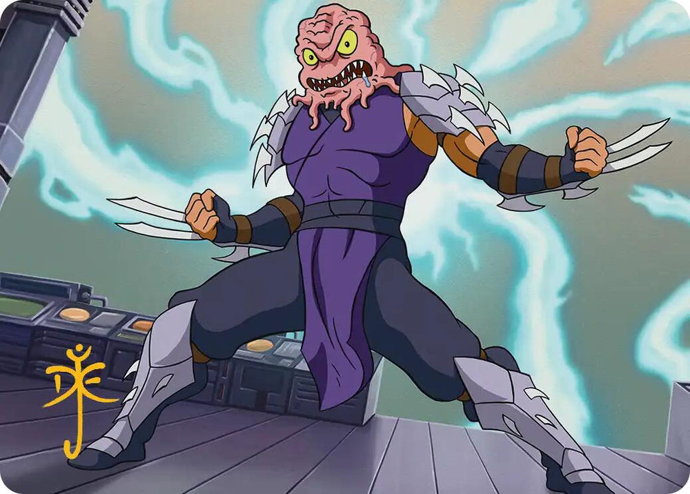 Krang & Shredder Art Card (Gold-Stamped Signature) [Teenage Mutant Ninja Turtles Art Series] Magic: The Gathering
