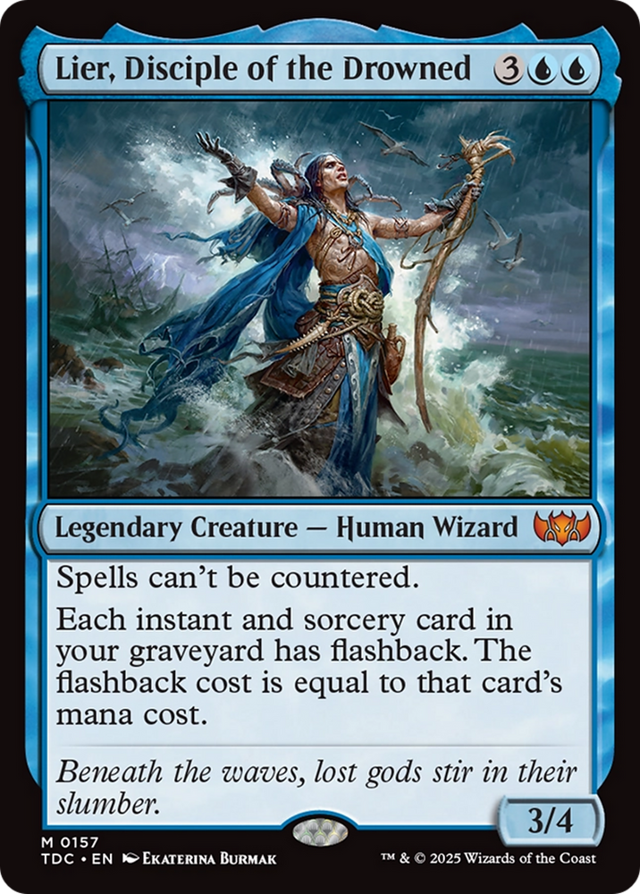 Lier, Disciple of the Drowned [Tarkir: Dragonstorm Commander] Magic: The Gathering