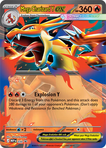 Mega Charizard Y ex (030) [Mega Evolution Promo] Pokémon