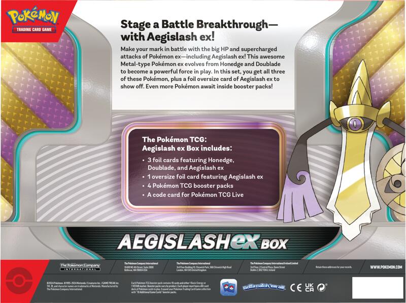 Aegislash ex Box (EU Exclusive) Pokémon