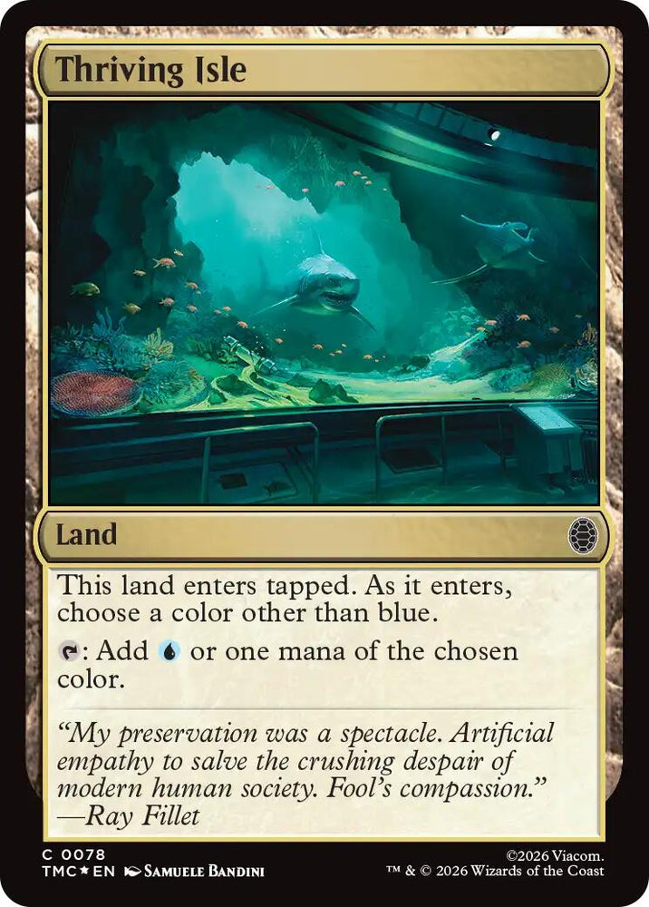 Thriving Isle (Surge Foil) [Teenage Mutant Ninja Turtles Commander] Magic: The Gathering