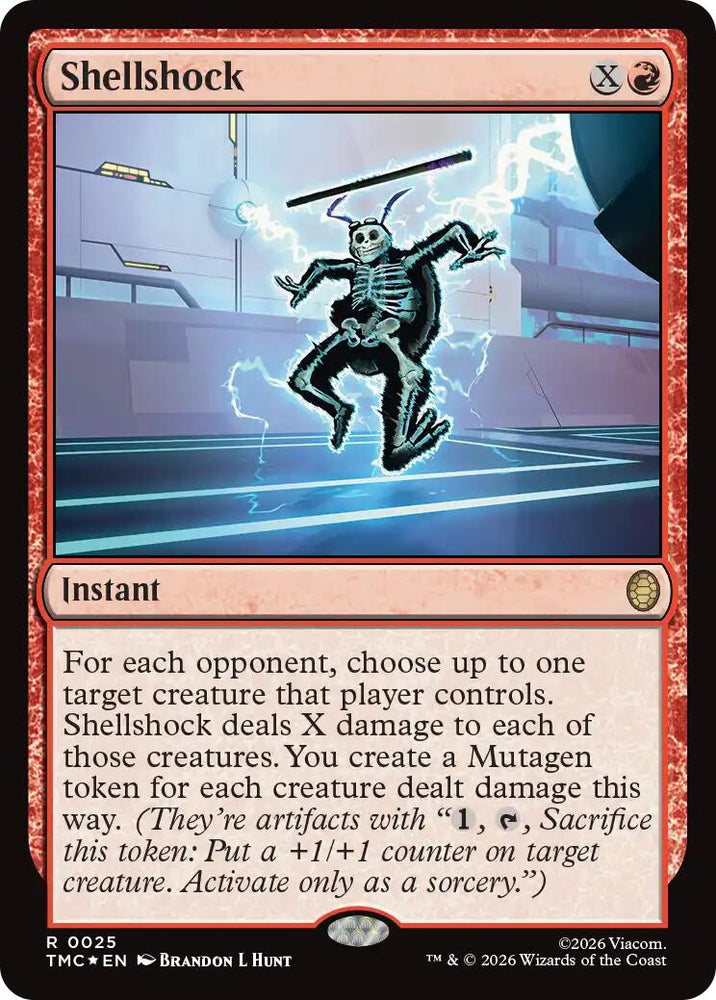 Shellshock (Surge Foil) [Teenage Mutant Ninja Turtles Commander] Magic: The Gathering