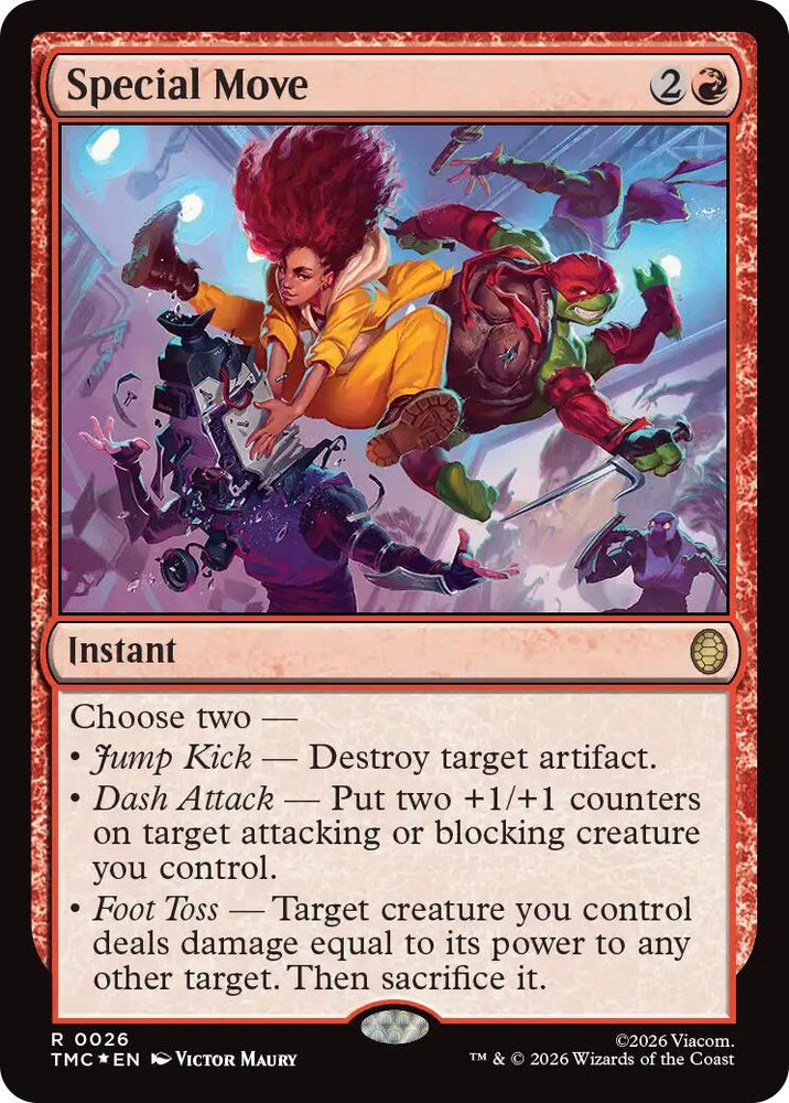Special Move (Surge Foil) [Teenage Mutant Ninja Turtles Commander] Magic: The Gathering
