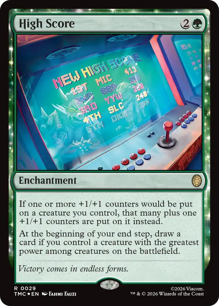 High Score (Surge Foil) [Teenage Mutant Ninja Turtles Commander] Magic: The Gathering