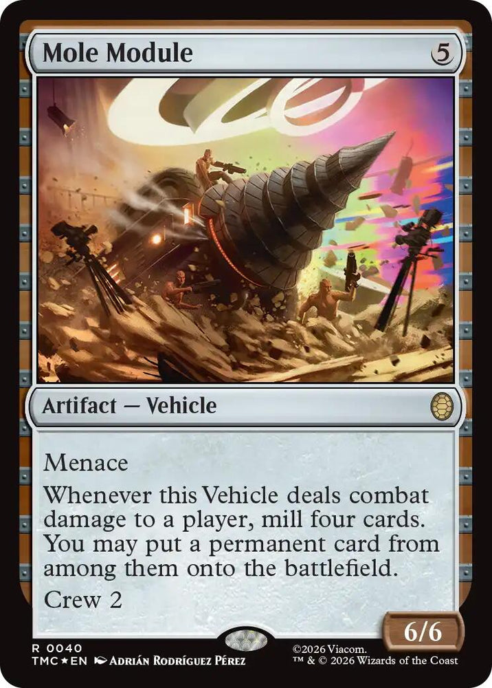 Mole Module (Surge Foil) [Teenage Mutant Ninja Turtles Commander] Magic: The Gathering