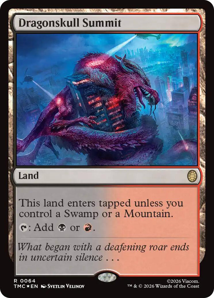 Dragonskull Summit (Surge Foil) [Teenage Mutant Ninja Turtles Commander] Magic: The Gathering