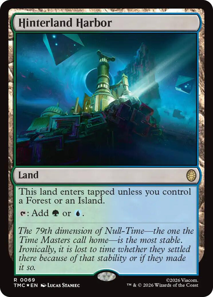 Hinterland Harbor (Surge Foil) [Teenage Mutant Ninja Turtles Commander] Magic: The Gathering
