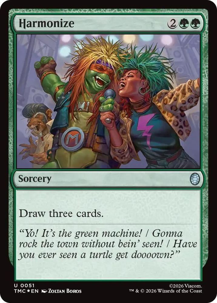 Harmonize (Surge Foil) [Teenage Mutant Ninja Turtles Commander] Magic: The Gathering