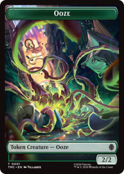 Ooze // Copy Double-Sided Token [Teenage Mutant Ninja Turtles Commander Tokens] Magic: The Gathering