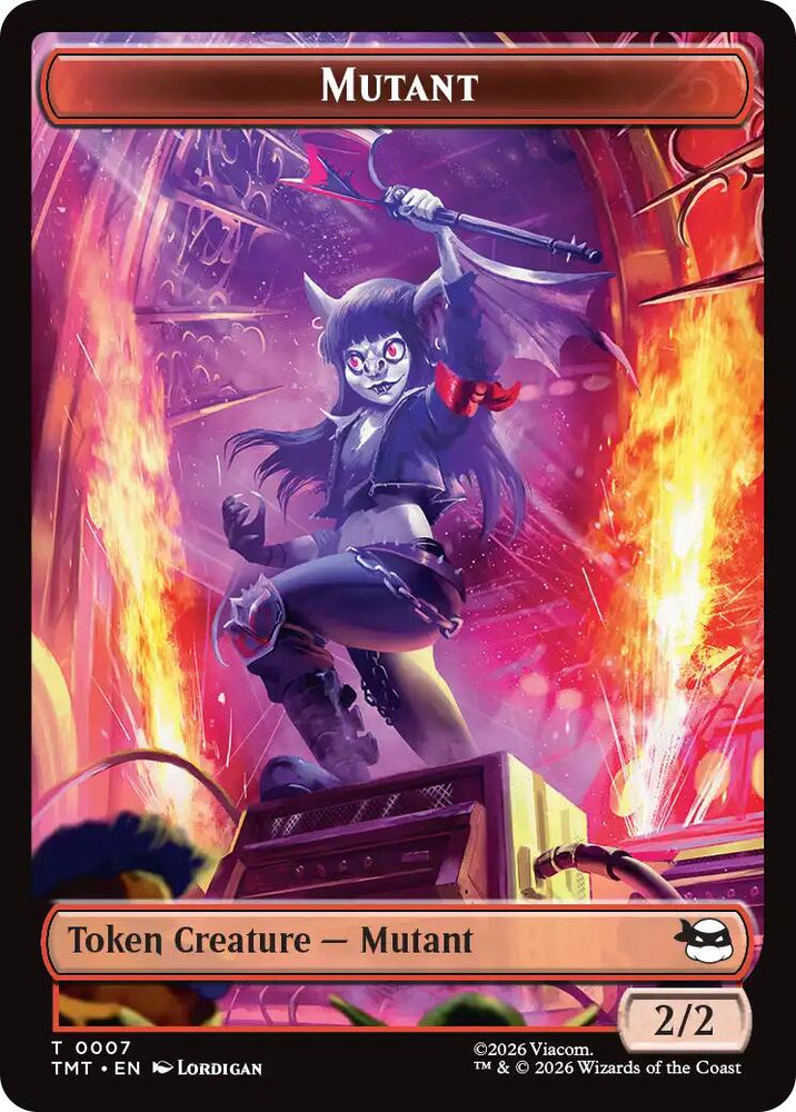 Mutant // Mutagen Double-Sided Token [Teenage Mutant Ninja Turtles Tokens] Magic: The Gathering