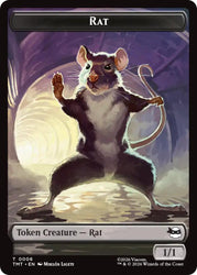 Rat // Copy Double-Sided Token [Teenage Mutant Ninja Turtles Tokens] Magic: The Gathering
