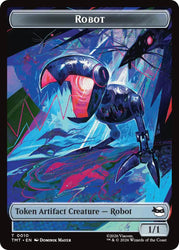 Robot // Food Double-Sided Token [Teenage Mutant Ninja Turtles Tokens] Magic: The Gathering