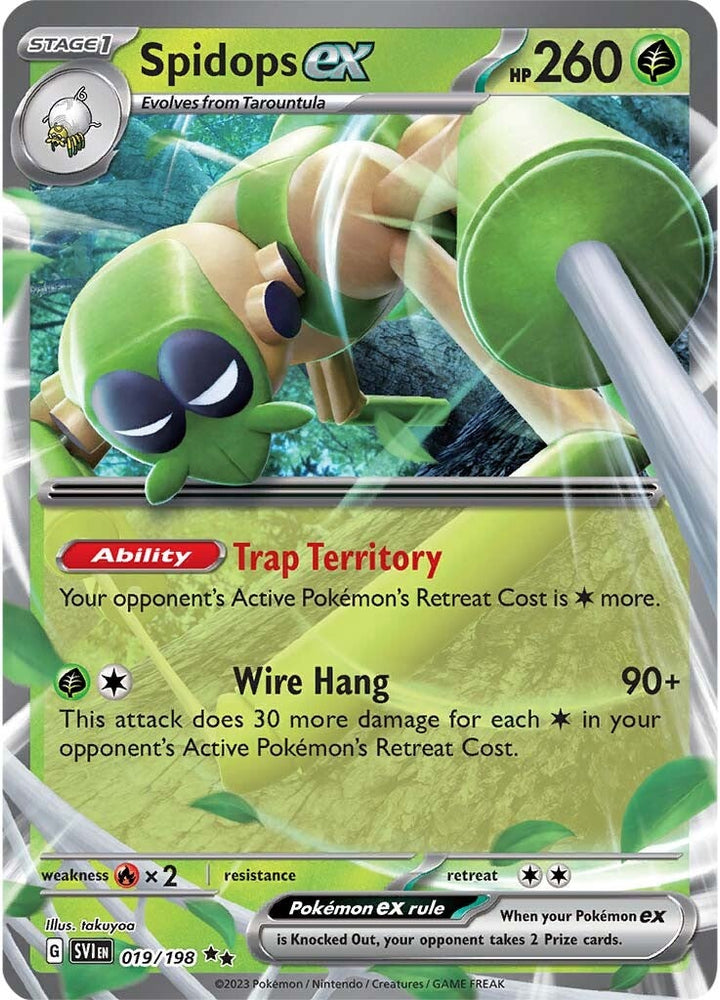 Spidops ex (019/198) [Scarlet & Violet: Base Set] Pokémon