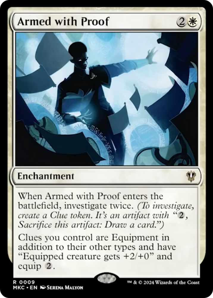 Armed with Proof [Murders at Karlov Manor Commander] Magic: The Gathering