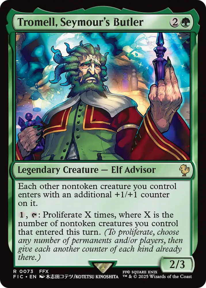 Tromell, Seymour's Butler [FINAL FANTASY Commander] Magic: The Gathering