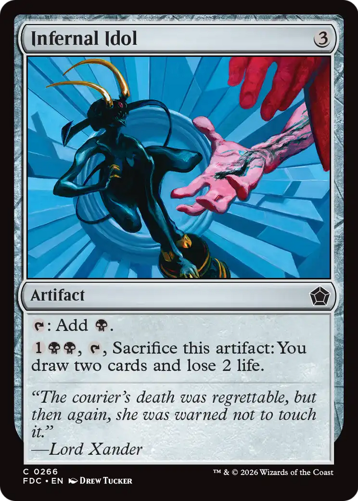 Infernal Idol [Foundations Commander] Magic: The Gathering