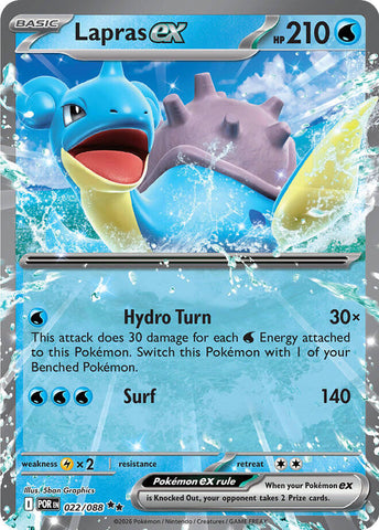 Lapras ex (022/088) [Mega Evolution: Perfect Order] Pokémon