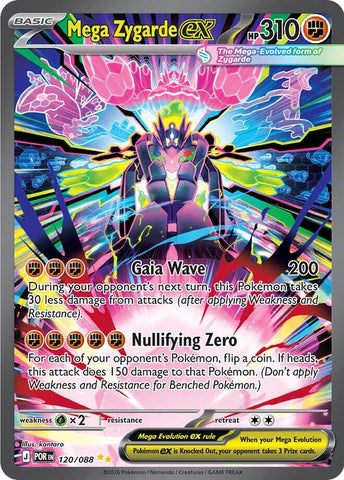 Mega Zygarde ex (120/088) [Mega Evolution: Perfect Order] Pokémon