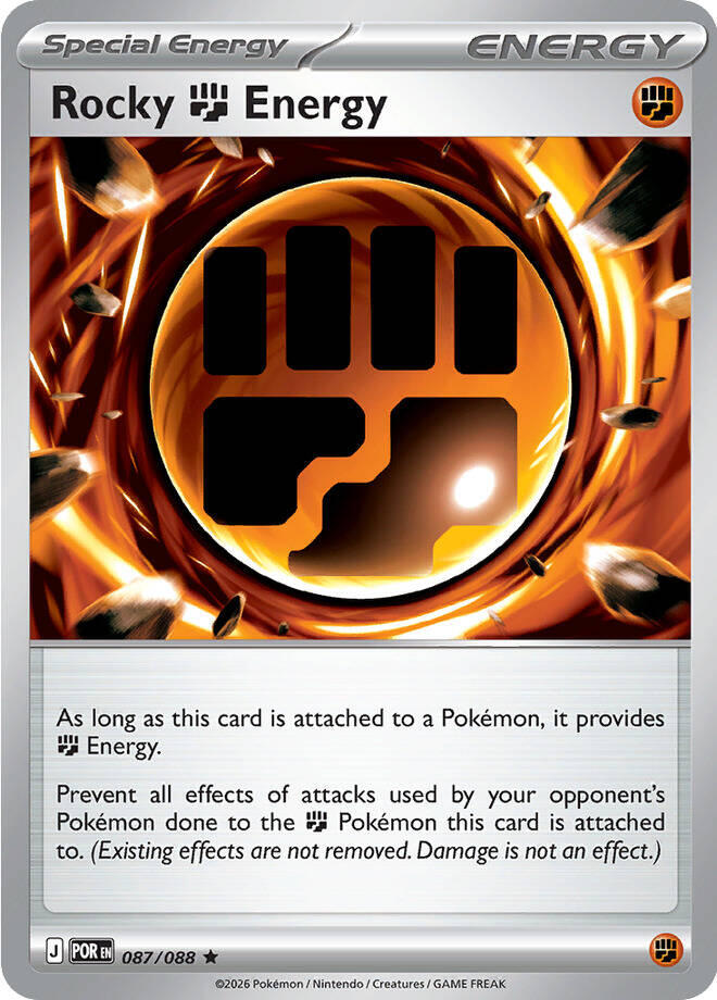 Rocky Fighting Energy (087/088) [Mega Evolution: Perfect Order] Pokémon