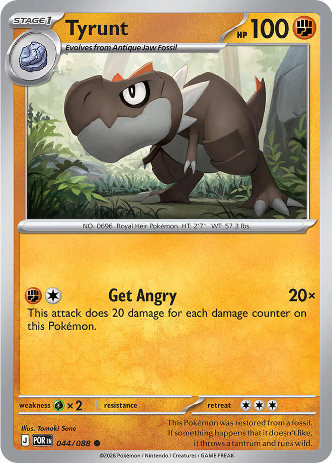 Tyrunt (044/088) [Mega Evolution: Perfect Order] Pokémon