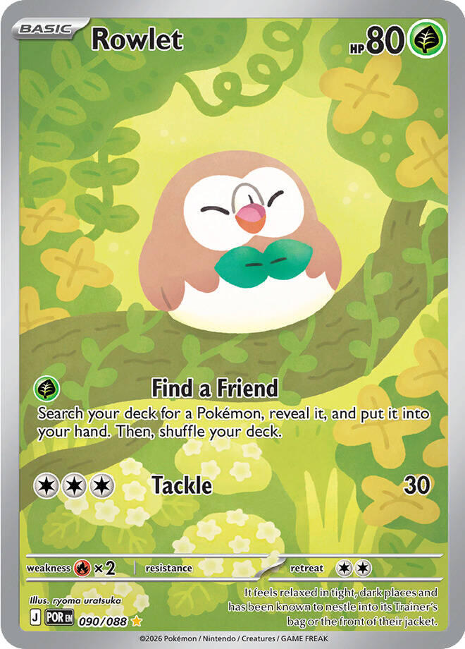 Rowlet (090/088) [Mega Evolution: Perfect Order] Pokémon