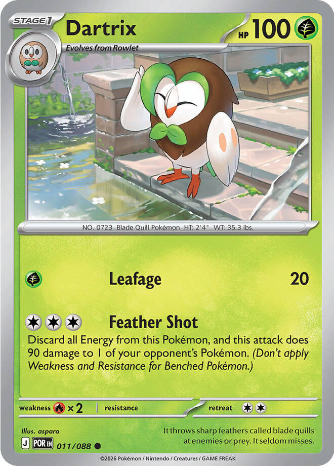 Dartrix (011/088) [Mega Evolution: Perfect Order] Pokémon