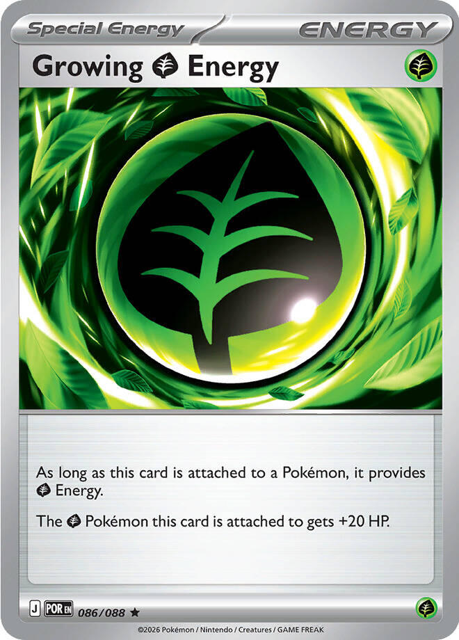 Growing Grass Energy (086/088) [Mega Evolution: Perfect Order] Pokémon