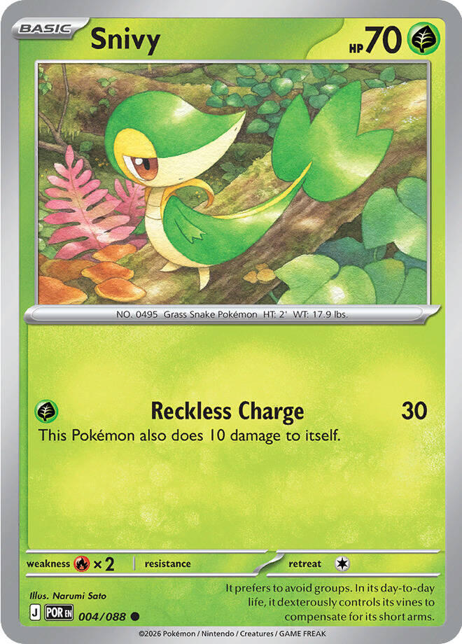 Snivy (004/088) [Mega Evolution: Perfect Order] Pokémon