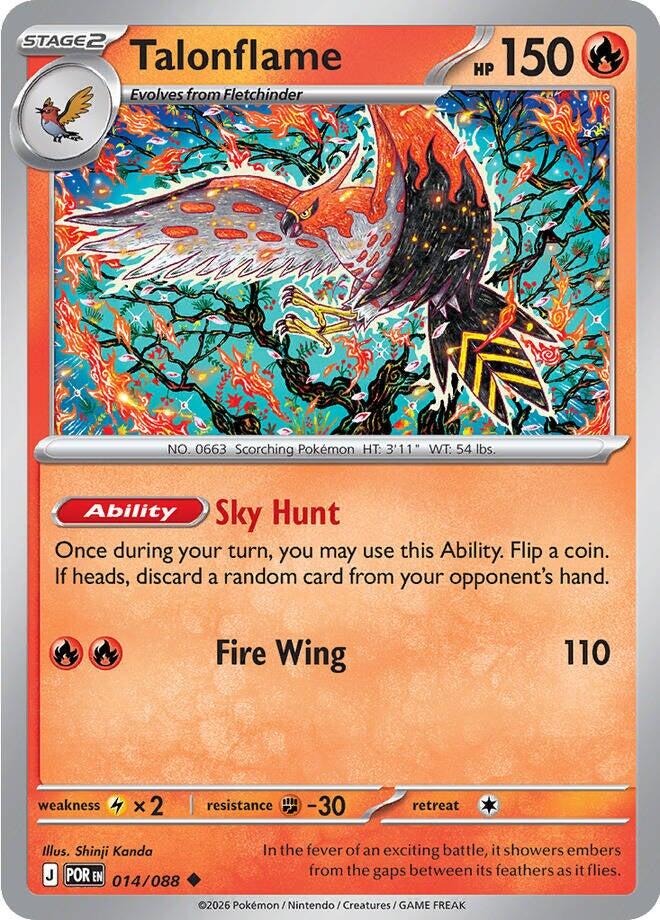 Talonflame (014/088) [Mega Evolution: Perfect Order] Pokémon