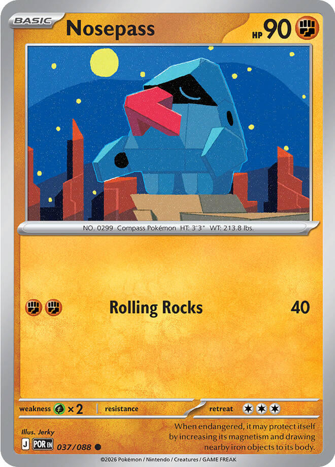 Nosepass (037/088) [Mega Evolution: Perfect Order] Pokémon