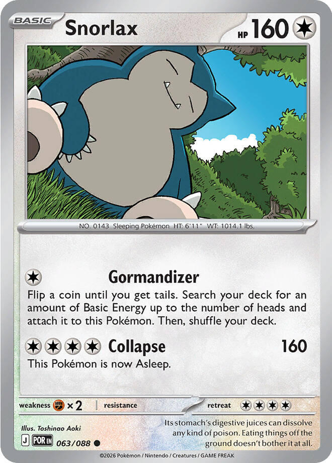 Snorlax (063/088) [Mega Evolution: Perfect Order] Pokémon