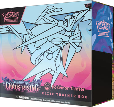 Mega Evolution: Chaos Rising Pokemon Center Elite Trainer Box Pokémon