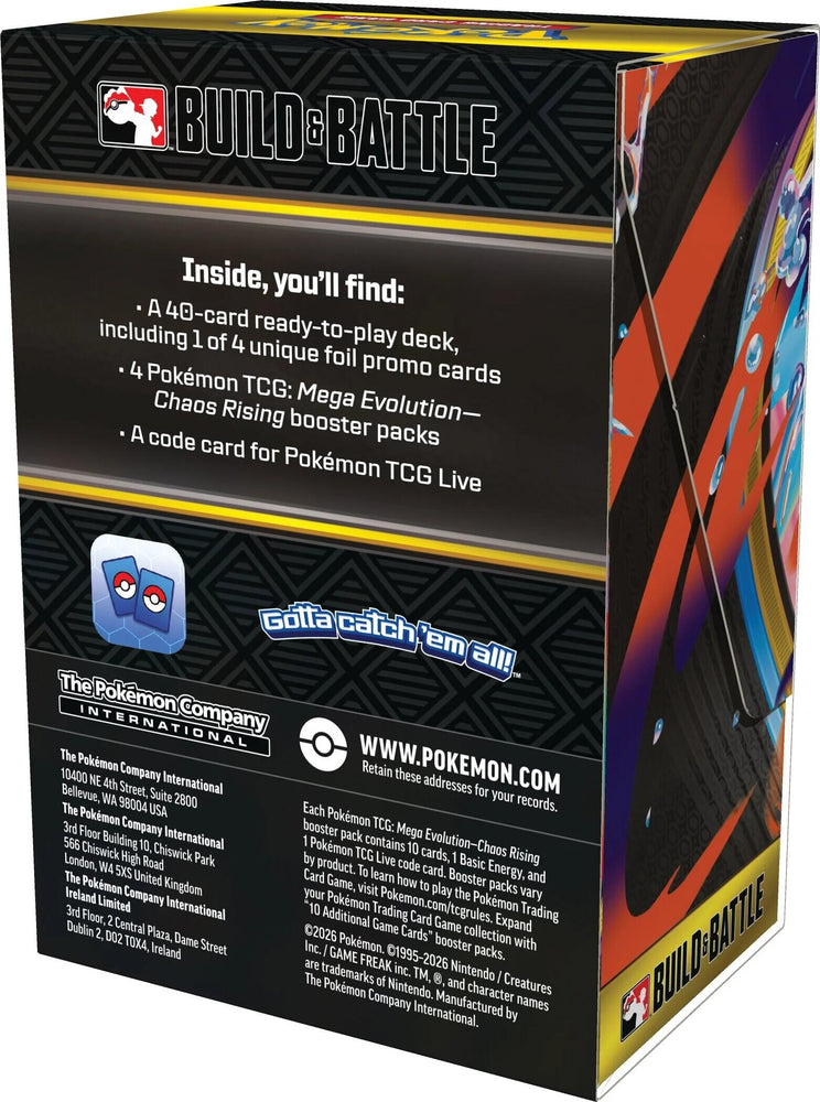 Mega Evolution: Chaos Rising Build & Battle Box Pokémon