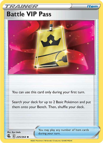 Battle VIP Pass (225/264) [Sword & Shield: Fusion Strike] Pokémon