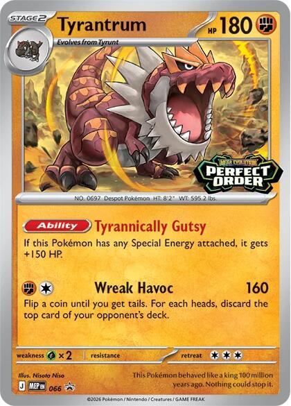 Tyrantrum (066) [Mega Evolution Promo] Pokémon
