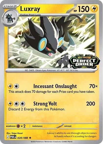 Luxray (028/088) (Perfect Order Stamped) [Miscellaneous Cards] Pokémon