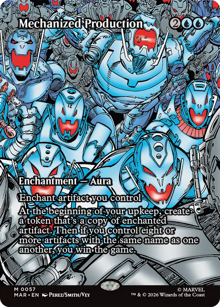 Mechanized Production (Borderless) [Marvel Universe: Eternal-Legal] Magic: The Gathering