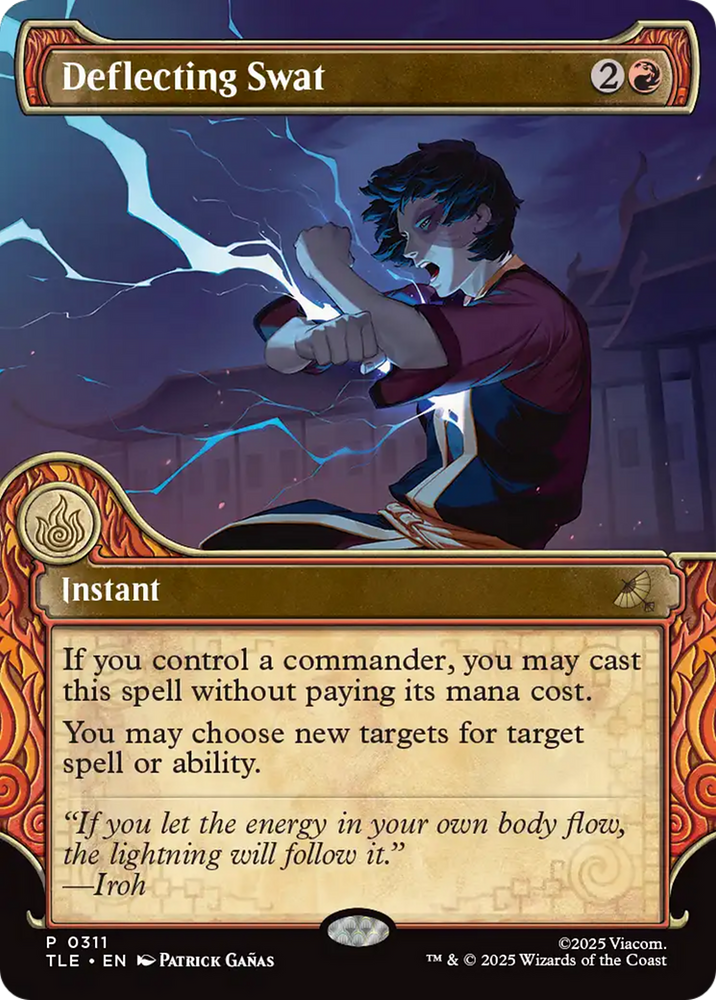 Deflecting Swat (Showcase) [Avatar: The Last Airbender: Eternal-Legal] Magic: The Gathering