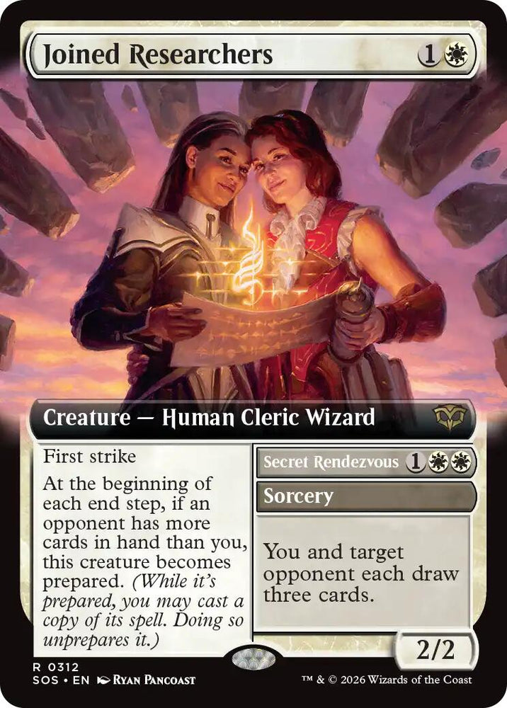 Joined Researchers (Extended Art) [Secrets of Strixhaven] Magic: The Gathering
