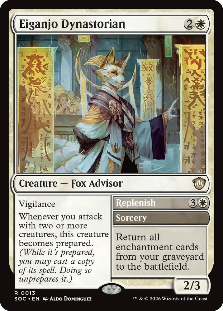 Eiganjo Dynastorian [Secrets of Strixhaven Commander] Magic: The Gathering