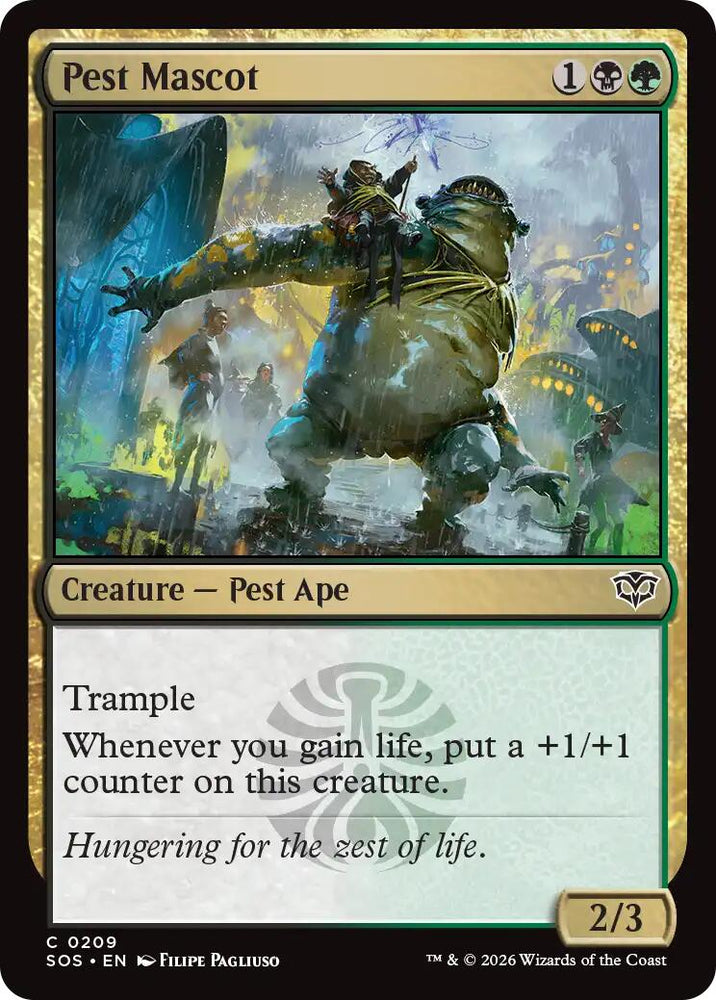 Pest Mascot [Secrets of Strixhaven] Magic: The Gathering