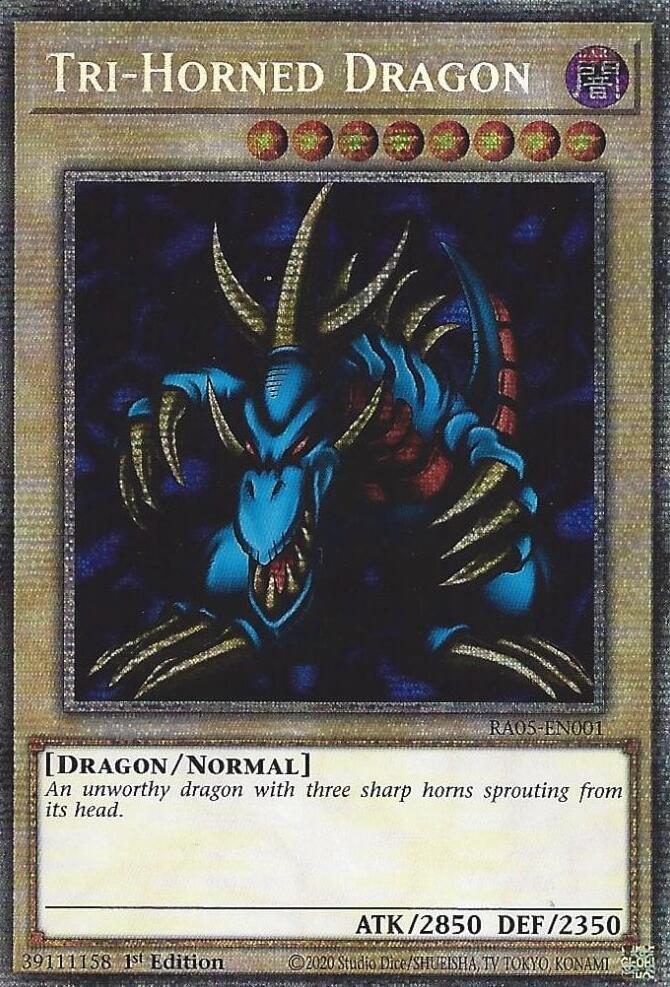 Tri-Horned Dragon [RA05-EN001] Starlight Rare Yu-Gi-Oh!