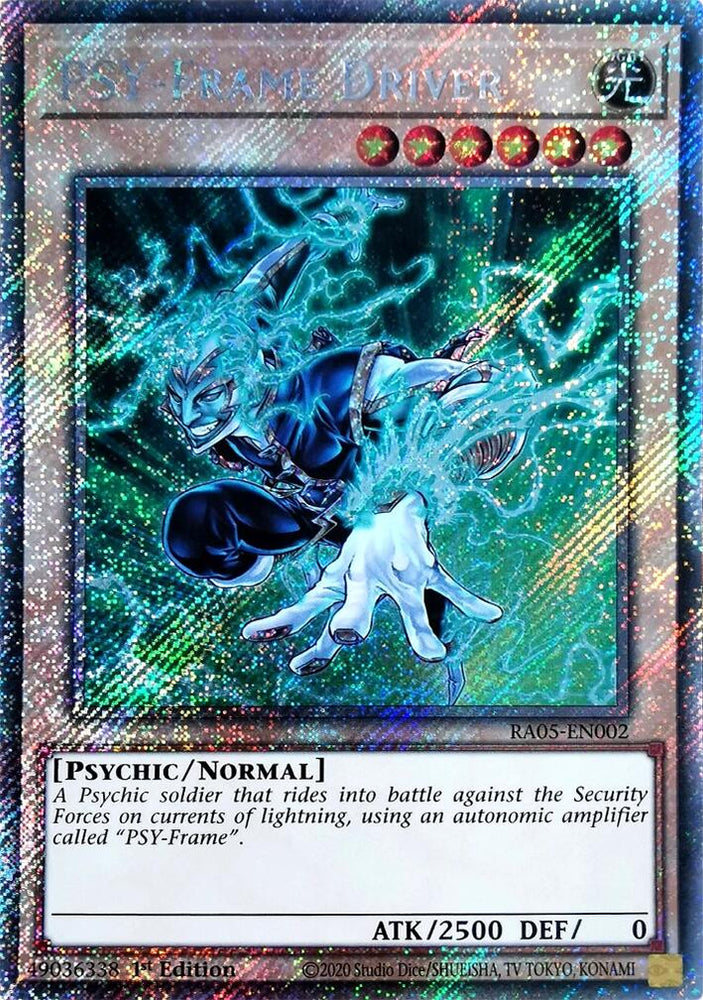 PSY-Frame Driver (Platinum Secret Rare) [RA05-EN002] Platinum Secret Rare Yu-Gi-Oh!