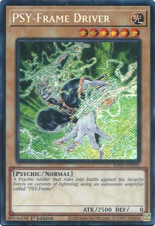 PSY-Frame Driver (Secret Rare) [RA05-EN002] Secret Rare Yu-Gi-Oh!