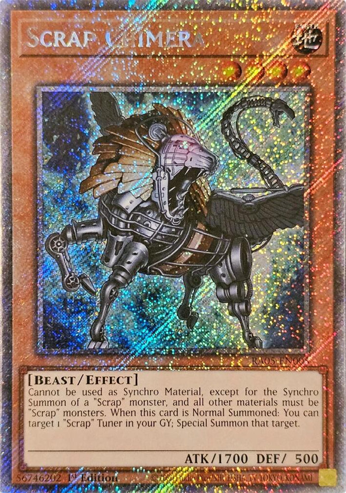 Scrap Chimera (Platinum Secret Rare) [RA05-EN005] Platinum Secret Rare Yu-Gi-Oh!