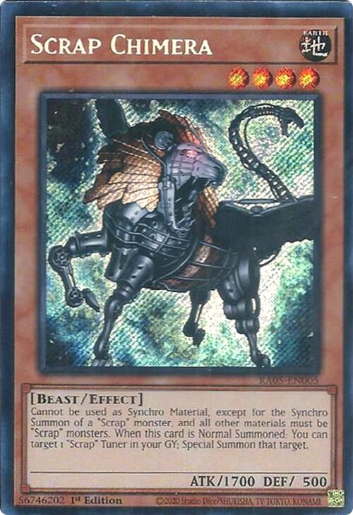 Scrap Chimera (Secret Rare) [RA05-EN005] Secret Rare Yu-Gi-Oh!