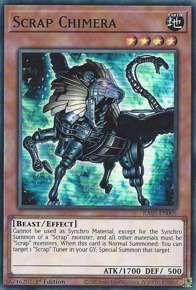 Scrap Chimera [RA05-EN005] Super Rare Yu-Gi-Oh!
