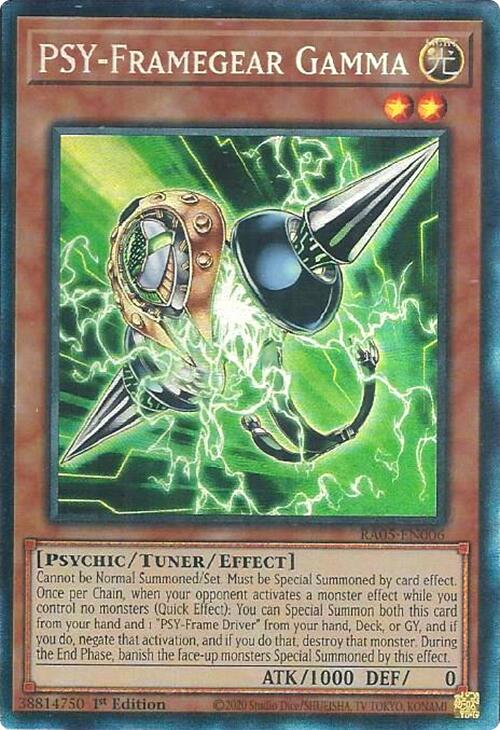 PSY-Framegear Gamma (Collector's Rare) [RA05-EN006] Collector's Rare Yu-Gi-Oh!